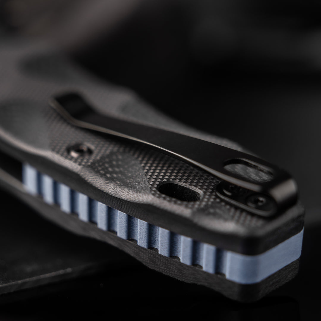 Boker Plus Kirke 3.39" Nitro-V Black G10 Button-Lock Folding Knife by Alessandra De Santis 01BO636