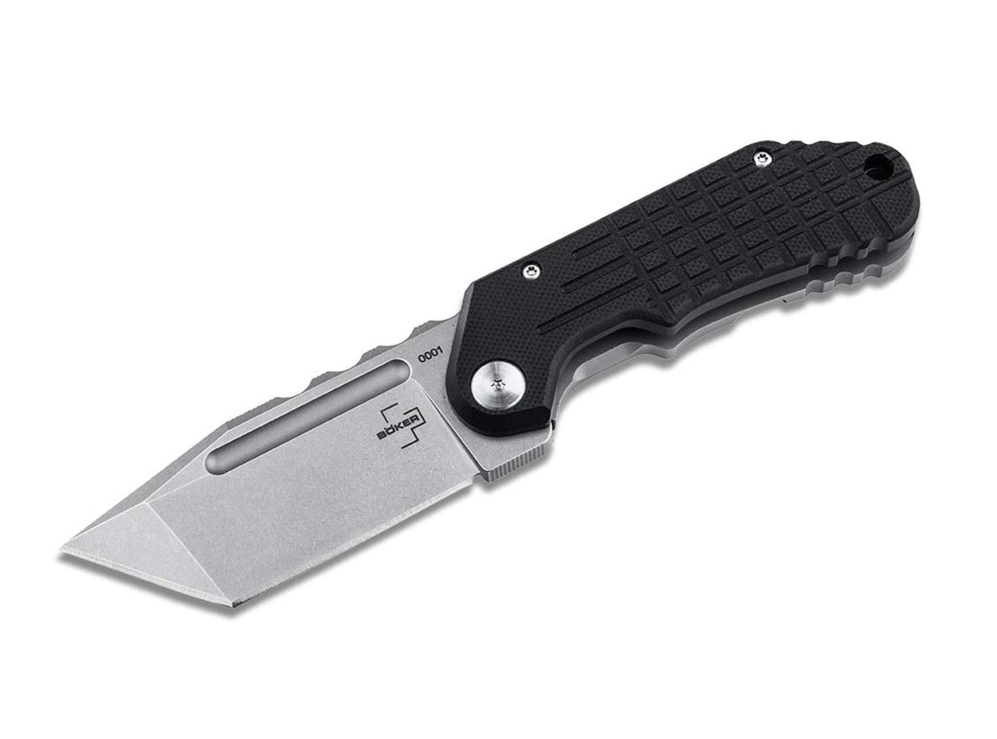 Boker Plus Dvalin Folder Tanto 2.8" D2 Folding Knife by Midgards Messer 01BO549