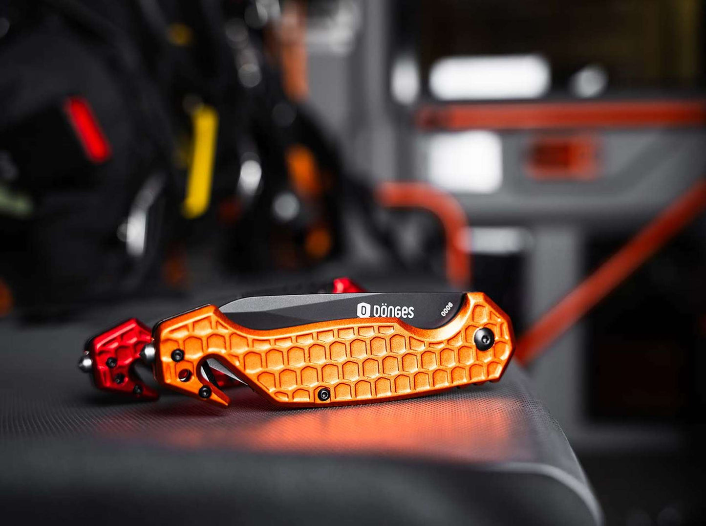 Boker Plus Donges Basic Rescue 3.35" Orange Aluminium Rescue Folding Knife