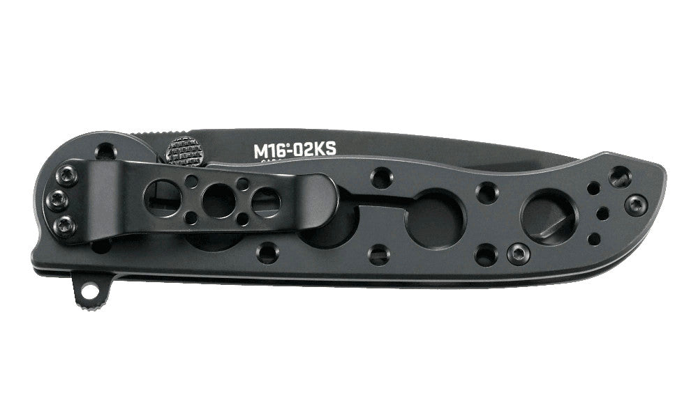 CRKT M16-02KS 3" Tanto Carson Flipper Framelock Folding Knife - Kit Carson Design