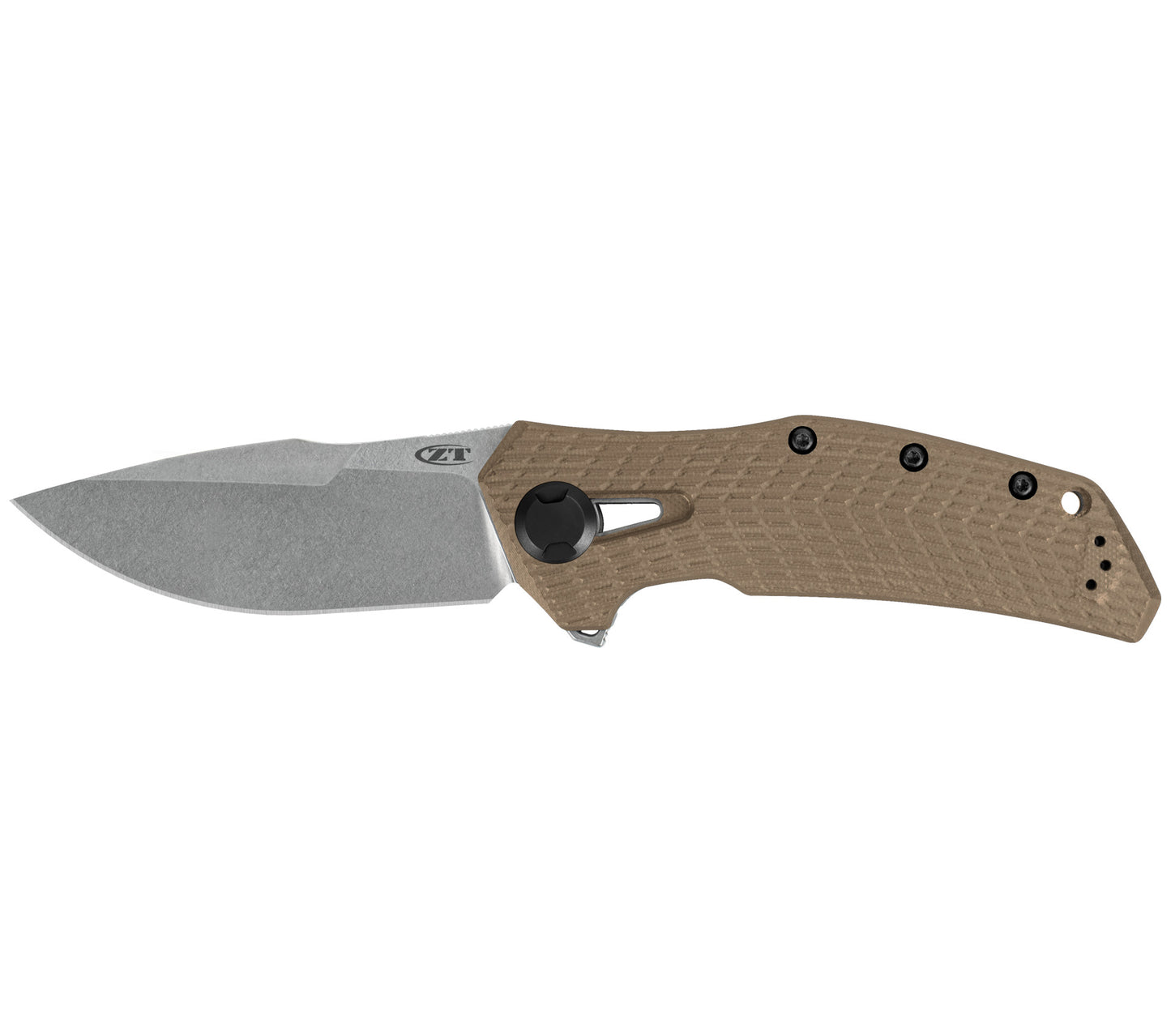 Zero Tolerance 0308 3.75" CPM 20CV Coyote Tan G10 Titanium Folding Knife