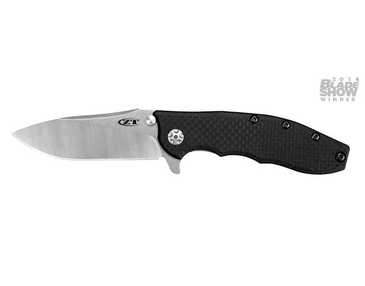 Zero Tolerance 0562CF Hinderer Slicer 3.5" CPM-20CV Carbon Fiber Folding Knife