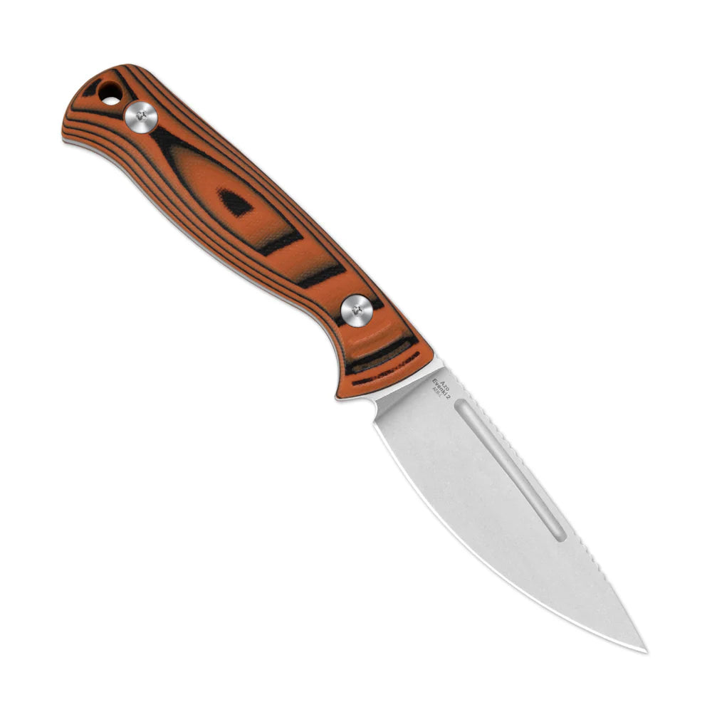 Kizer Evenki 2 3.49" AEB-L Orange Black G10 Fixed Blade Knife 1098A1