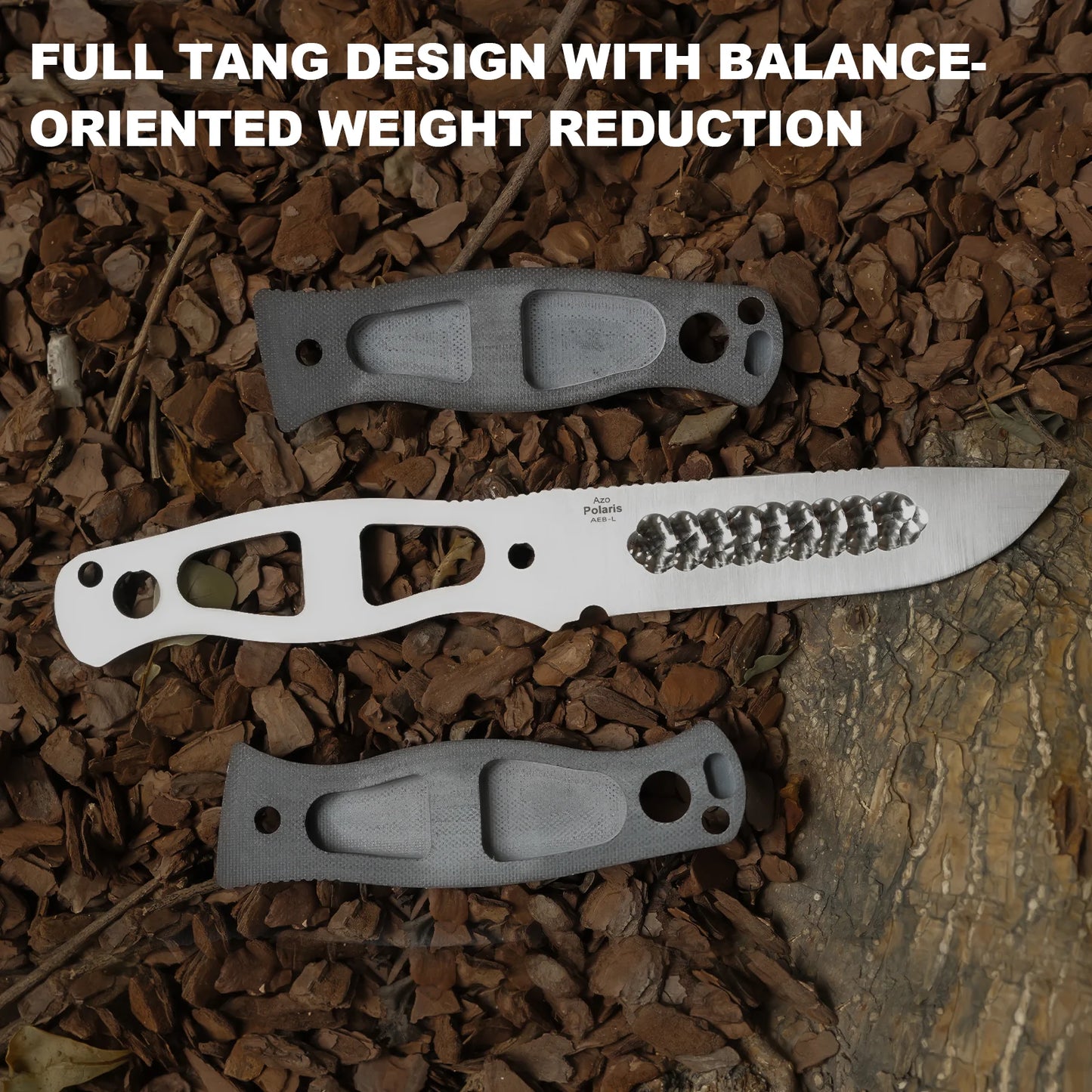 Kizer Polaris 4.23" AEB-L Yakut Chisel Grind Brown/Black Burlap Micarta G10 Fixed Blade Knife 1100A3