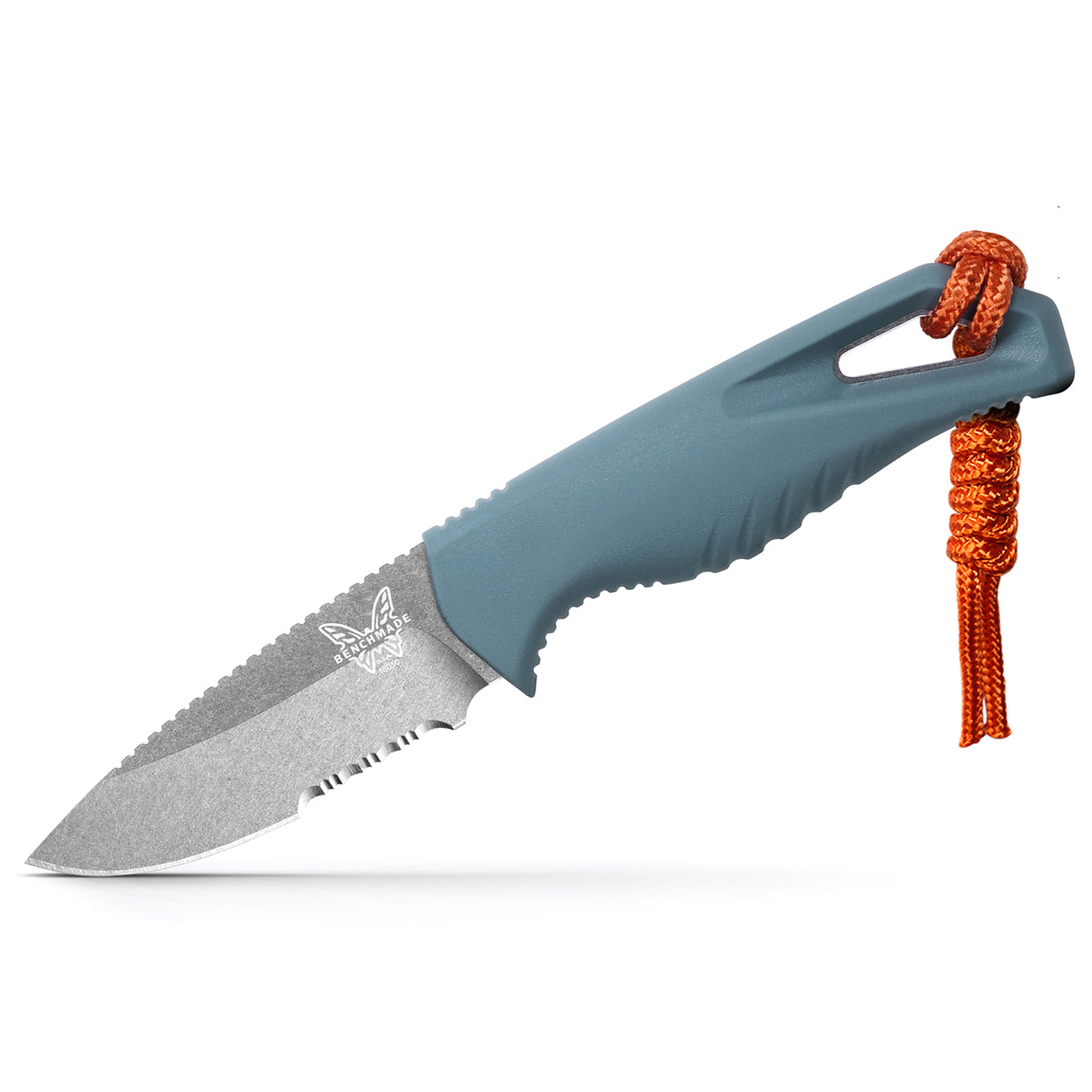 Benchmade 18050S Intersect Serrated 2.68" CPM-Magnacut Blue Santoprene Compact Fixed Blade Knife