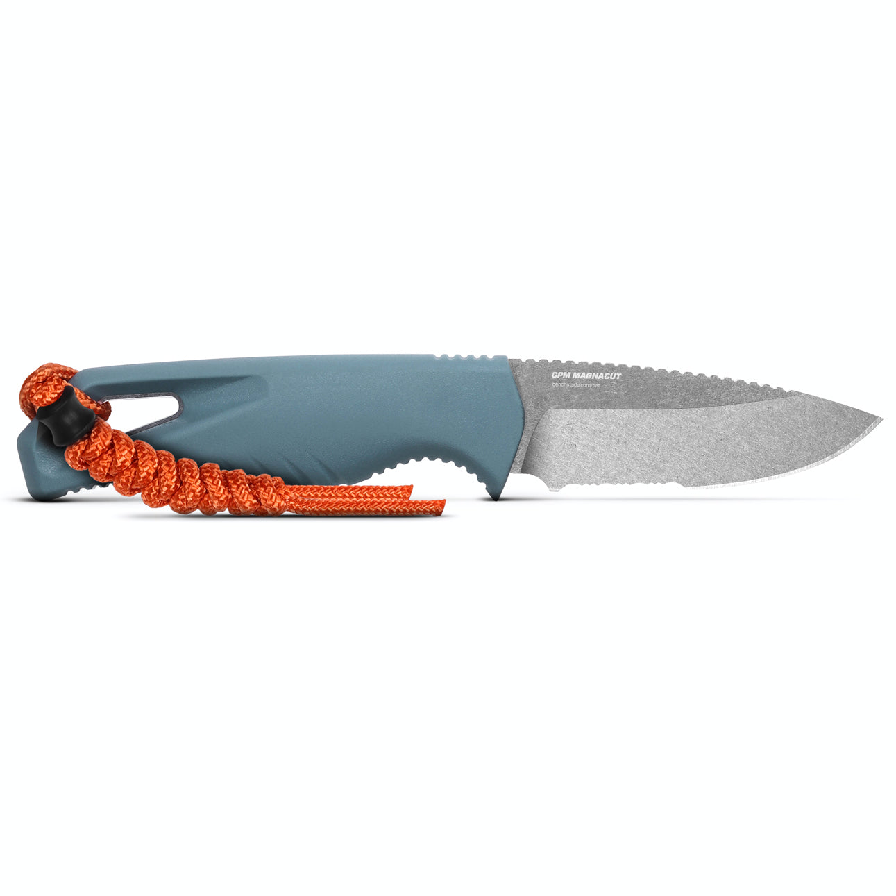 Benchmade 18050S Intersect Serrated 2.68" CPM-Magnacut Blue Santoprene Compact Fixed Blade Knife
