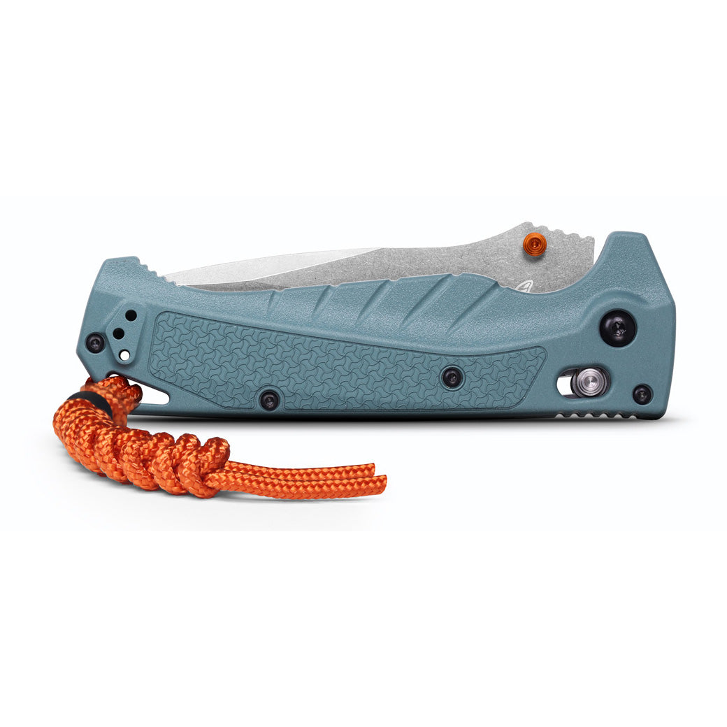 Benchmade 18060S Adira Serrated 3.88" CPM-Magnacut Depth Blue Grivory Folding Knife