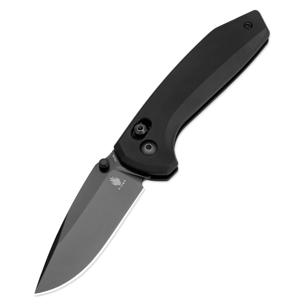Kizer Sub-3 OBK 2.94" 154CM Black Aluminium Clutch-Lock Folding Knife by Mikey Carlson V3650C1