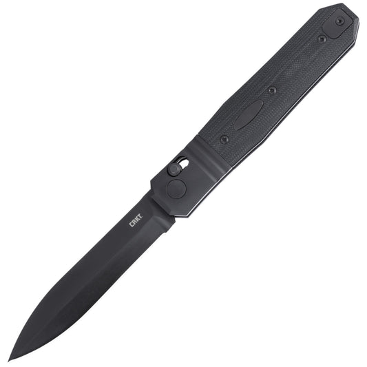 CRKT Redemption 4.06" Magnacut Black Cerakote G10 Folding Knife by Ken Onion - Made in USA