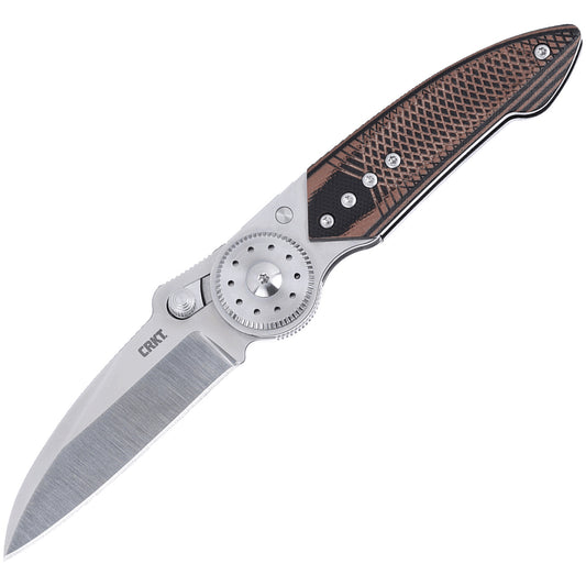 CRKT Walker Blade Lock 2.93" Sandvik 14C28N G10 Folding Knife by Michael Walker 4200
