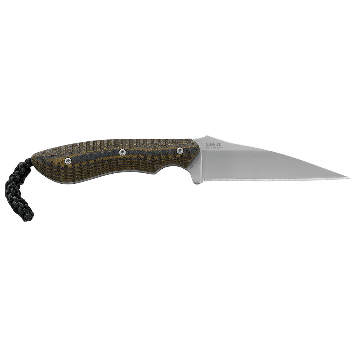 CRKT S.P.E.W. 3" Wharncliffe G10 Fixed Blade Knife - Alan Folts Design 2388