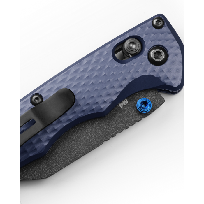 Benchmade 290BK Full Immunity 2.5" CPM-M4 Compact Folding Knife Crater Blue Aluminum Handle
