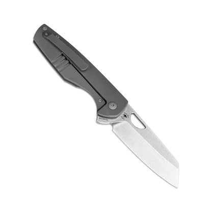 Kizer Sparrow 3.27" S35VN Sheepsfoot Titanium Folding Knife by Vincent Rizzo Ki3628A1