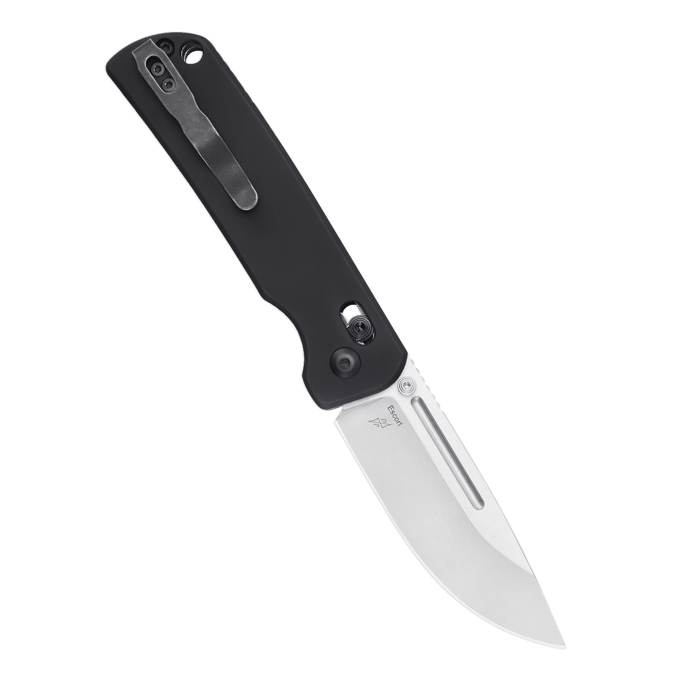 Kizer Escort Clutch-Lock 3.31" CPM-20CV Black Aluminum Folding Knife Ki4481A1