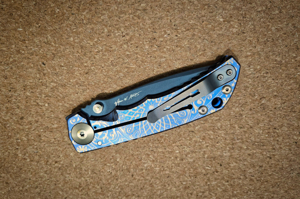 Spartan Blades SHF 2022 Special Edition Royal Flush 4" CPM S45VN Stonewashed Titanium Folding Knife