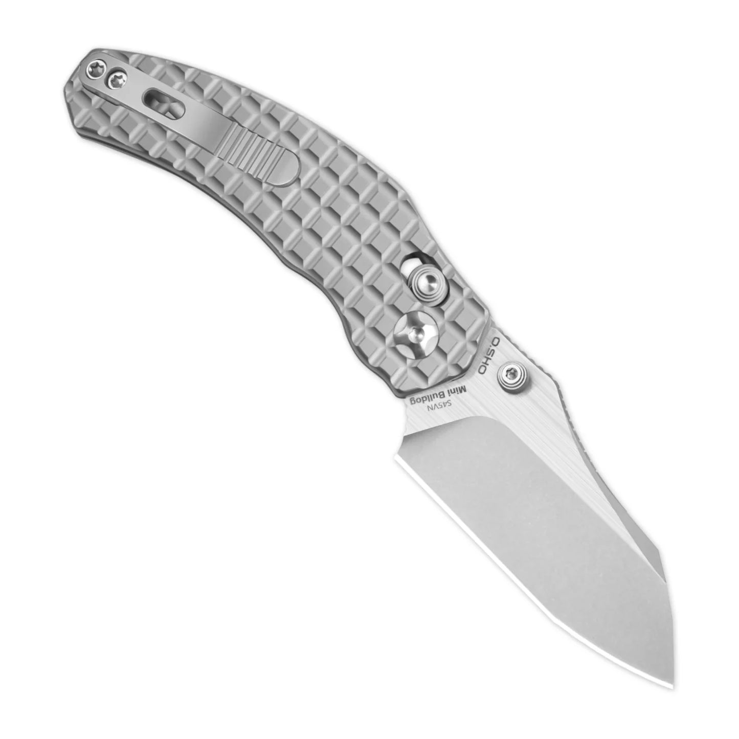 Kizer Mini Bulldog Clutch-Lock 2.51" S45VN Frag Titanium Folding Knife Ki3672SA2