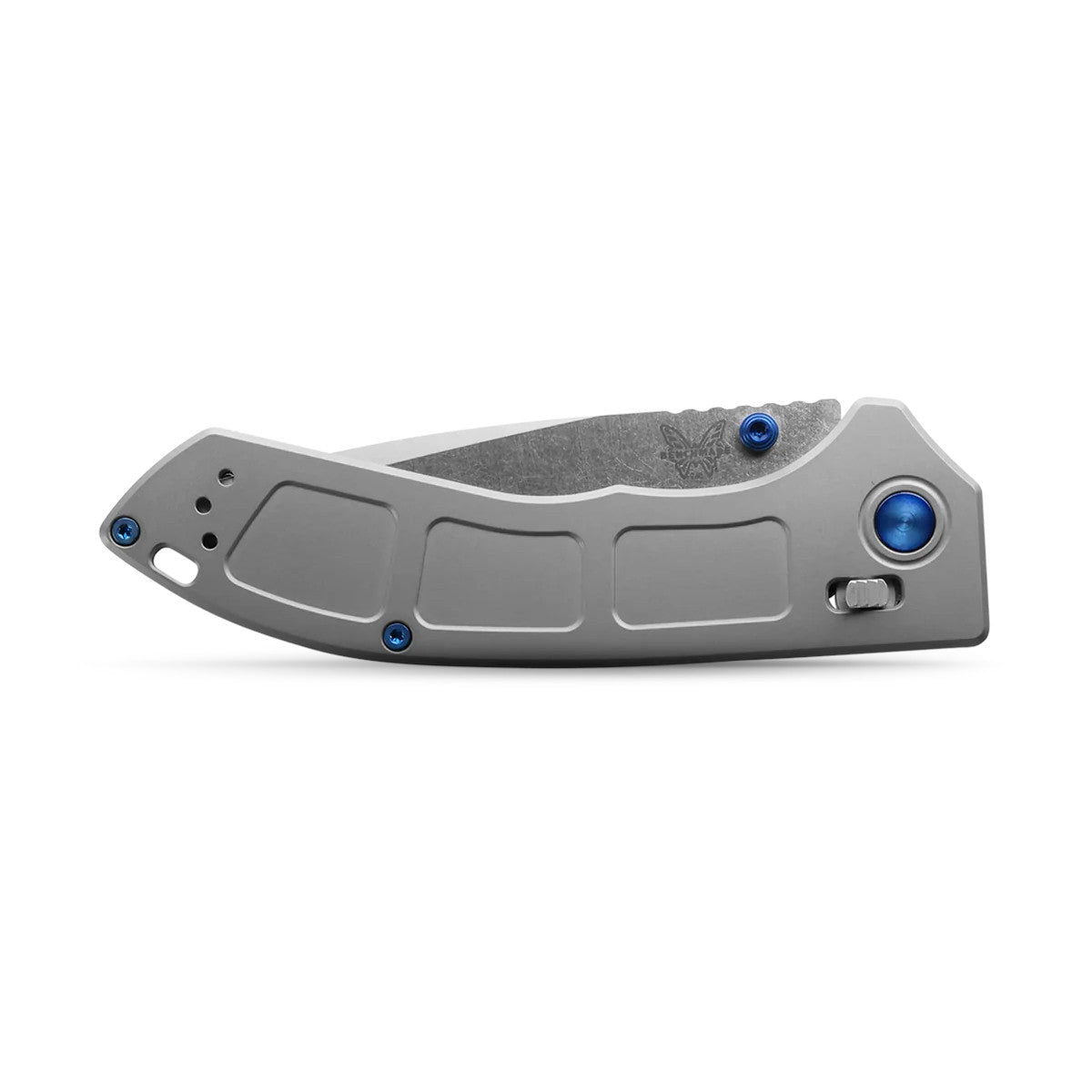 Benchmade 748 Narrows 3.43" M390 Gray Titanium Folding Knife