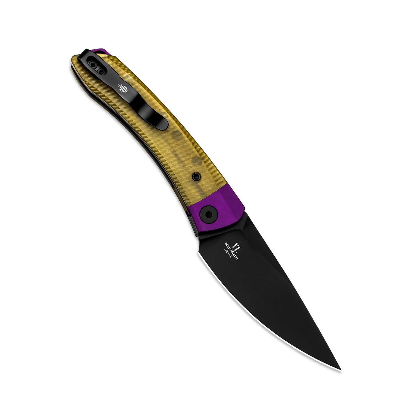 Kizer Mini Momo 3.2" Nitro-V Purple Aluminium Ultem PEI Folding Knife V3663A1