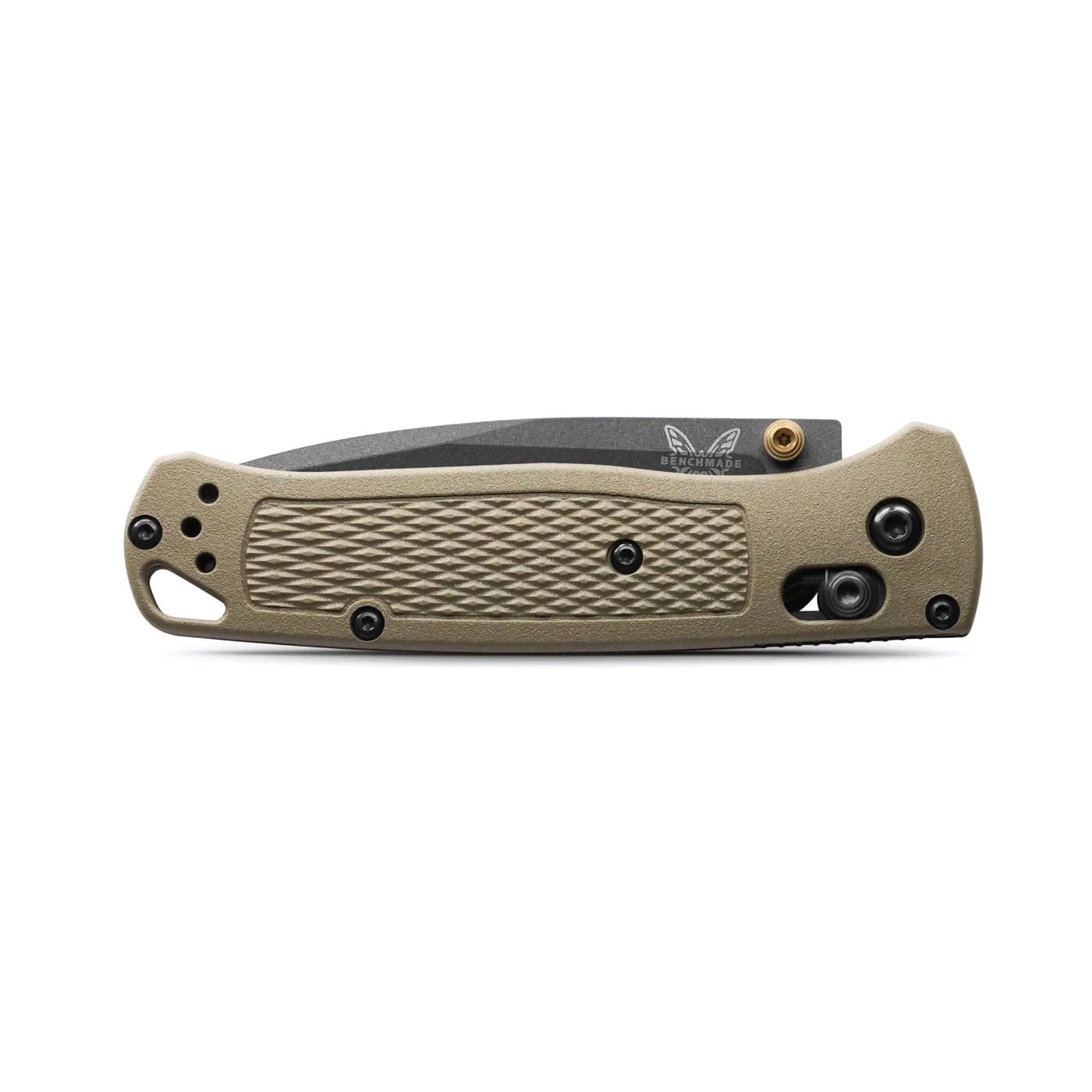 Benchmade 535GRY-1 Bugout AXIS Gray 3.24" CPM-S30V Folding Knife with Ranger Green Grivory Handle