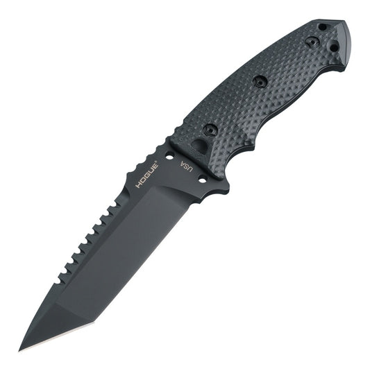 Hogue EX-F01 5.5" A2 Black Cerakote G10 Tanto Fixed Blade Knife