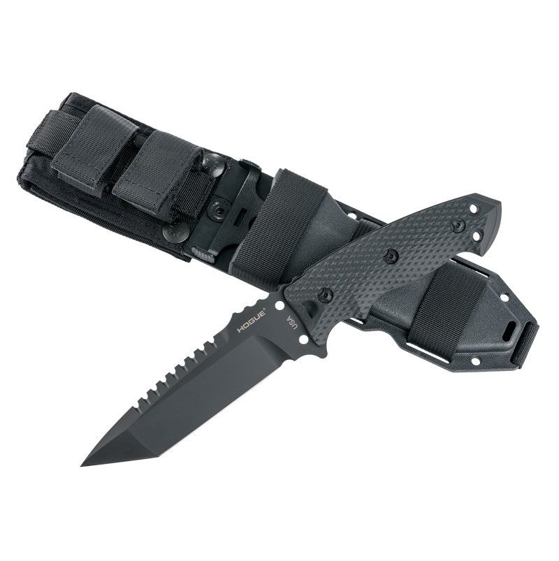 Hogue EX-F01 5.5" A2 Black Cerakote G10 Tanto Fixed Blade Knife