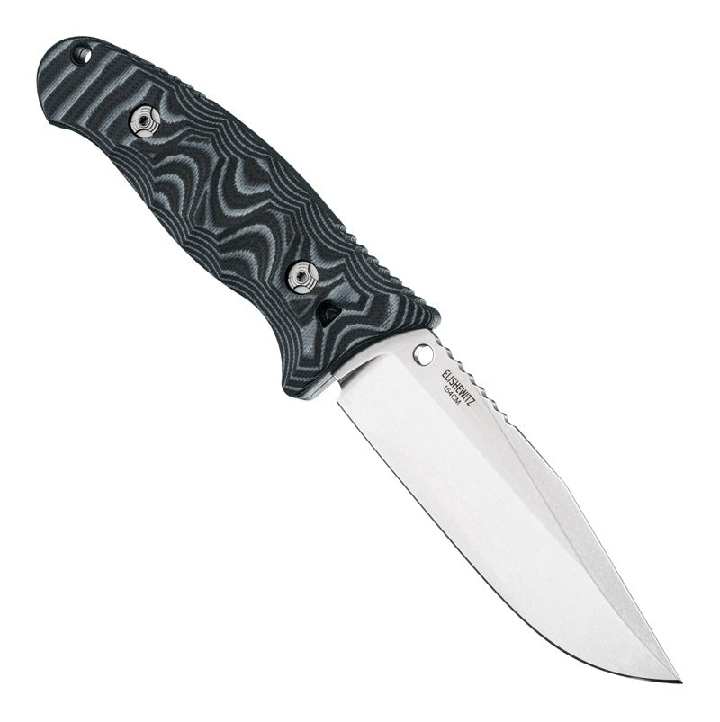 Hogue EX-F02 4.5" 154CM Black G-Mascus G10 Fixed Blade Knife MOLLE Sheath