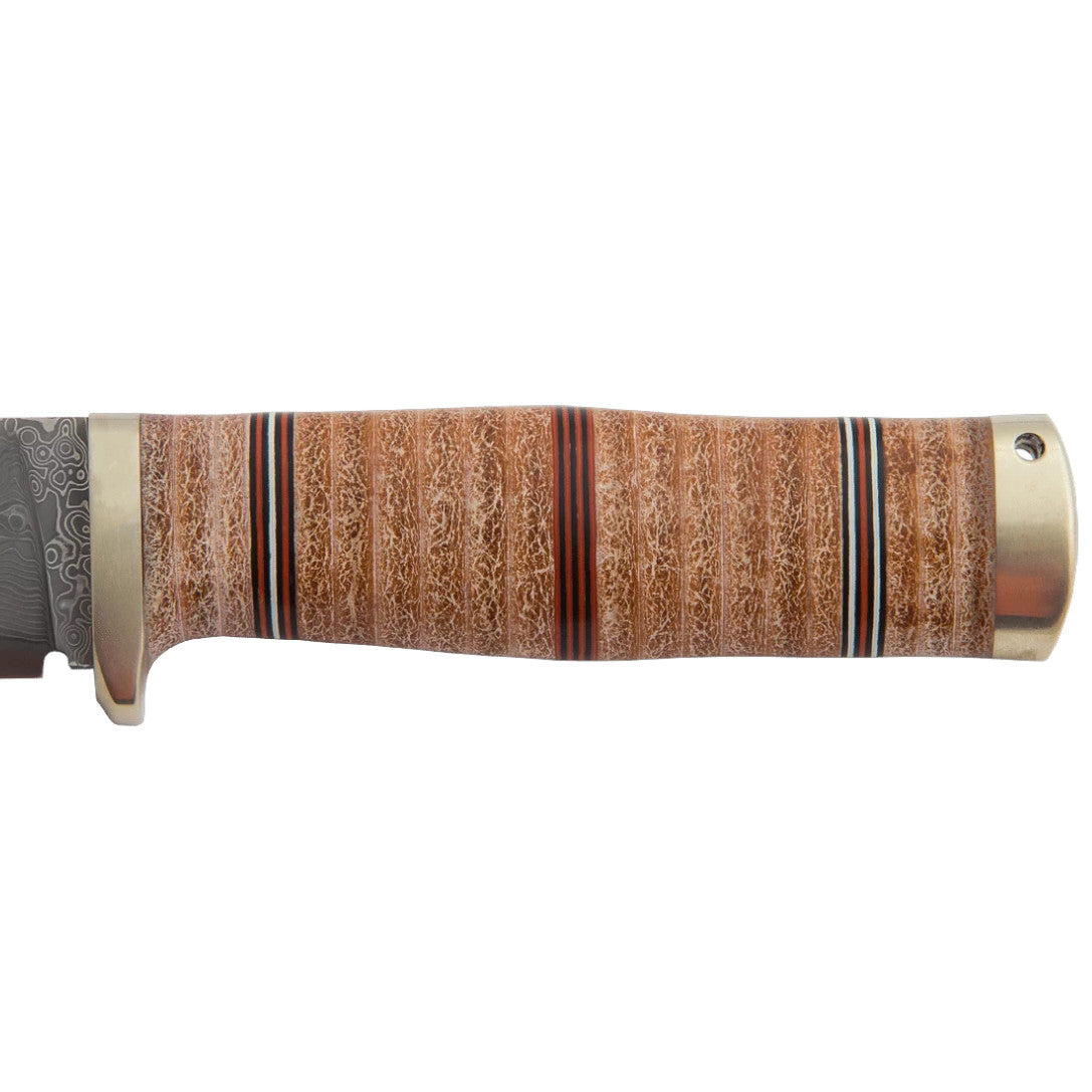 Fallkniven NL5cxL Northern Light 'Idun' 3.94" Cowry X Damascus Fixed Blade Knife