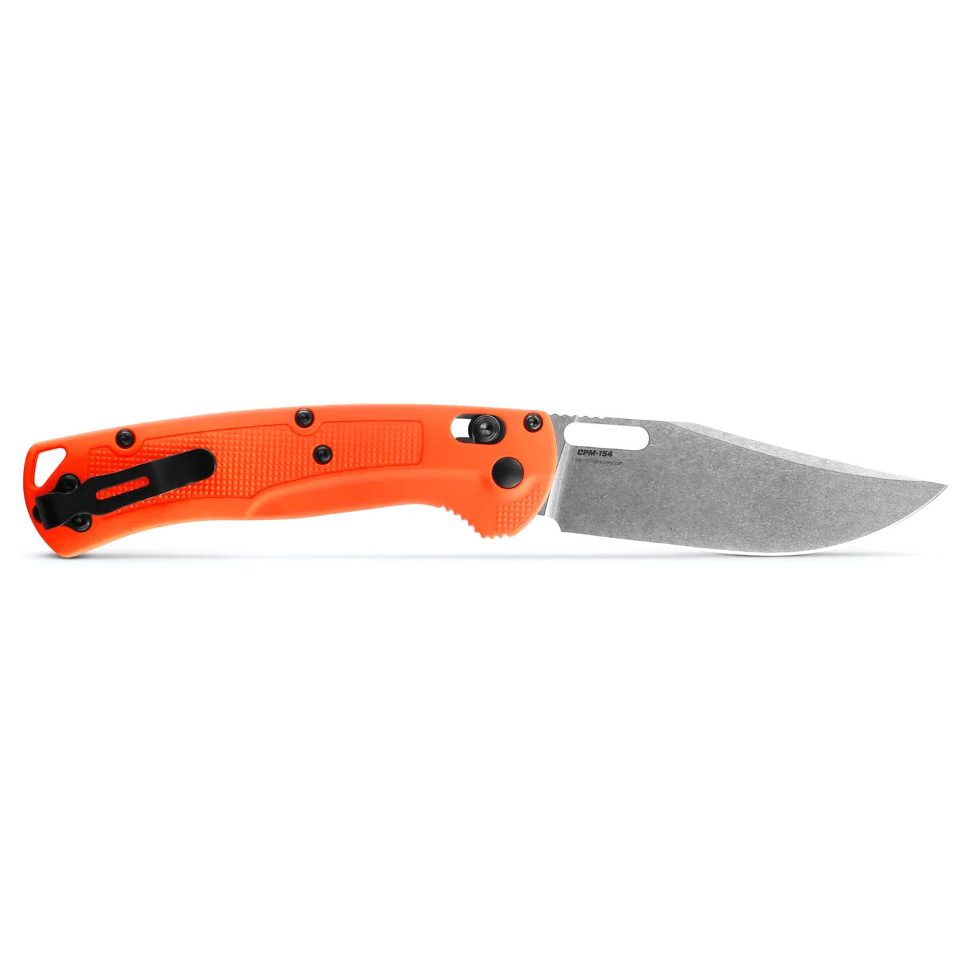 Benchmade 15535 Taggedout 3.5" CPM-154 Orange Grivory Folding Knife