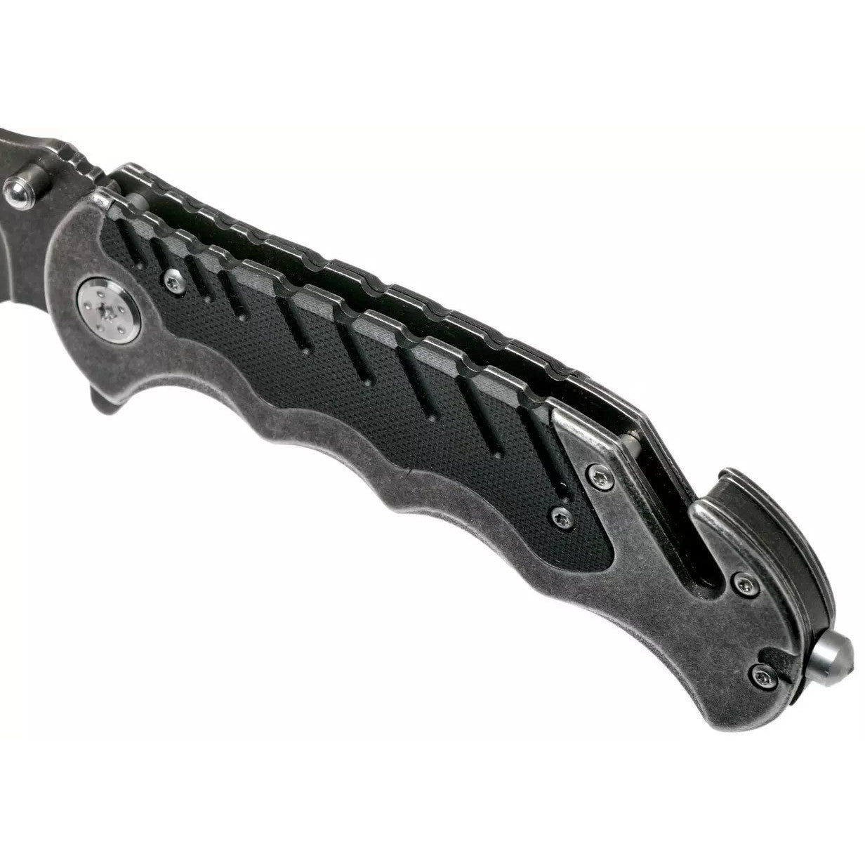 Smith & Wesson Border Guard 3.5" 7Cr17MoV Serrated G10 Rescue Folding Knife SWBG10S