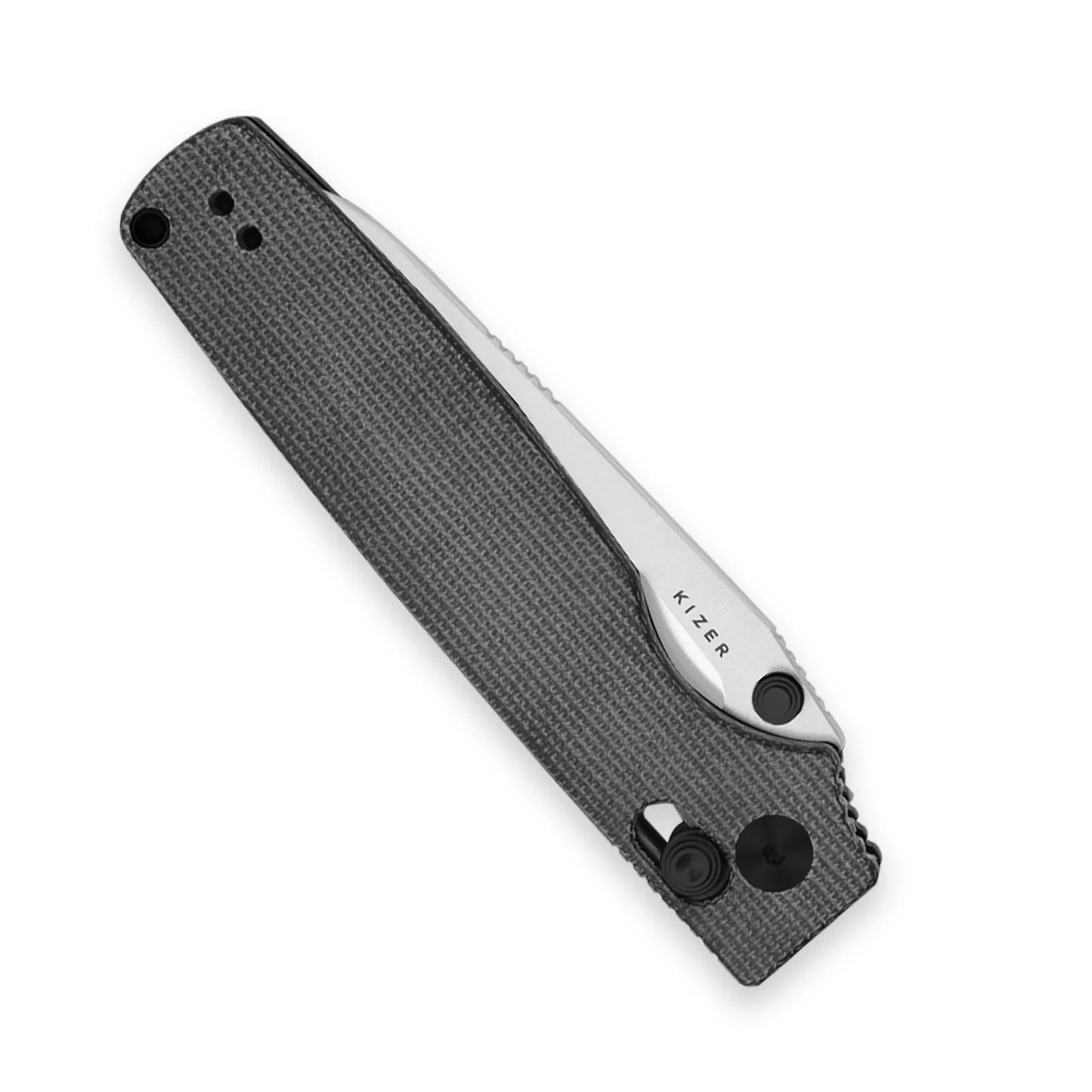 Kizer Original 2 Clutch-Lock 3.19" 14C28N Black Micarta Folding Knife V3605.2SA1
