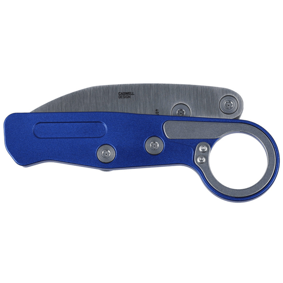 CRKT Provoke EDC 2.56" D2 Satin Blue Folding Knife - Joe Caswell Design 4050