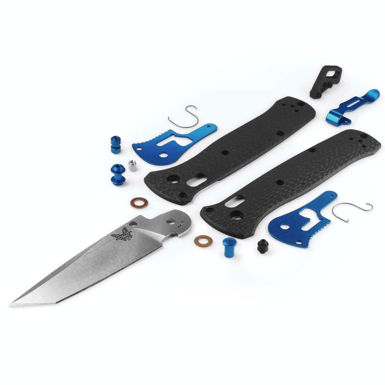 Benchmade 537-09 Bailout 3.38" M390 Tanto Folding Knife with Carbon Fiber Handle