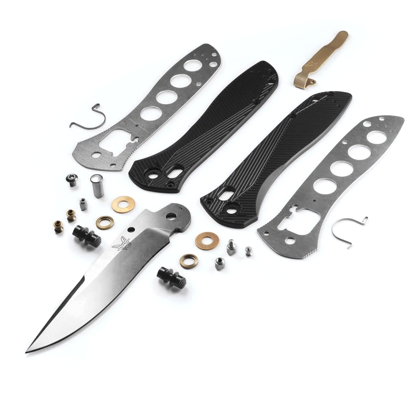 Benchmade 710-25 McHenry & Williams 4" M390 Black Aluminium Folding Knife