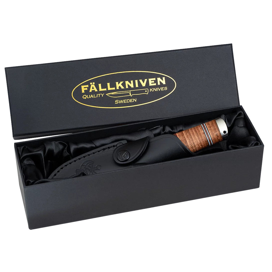 Fallkniven NL5cxL Northern Light 'Idun' 3.94" Cowry X Damascus Fixed Blade Knife