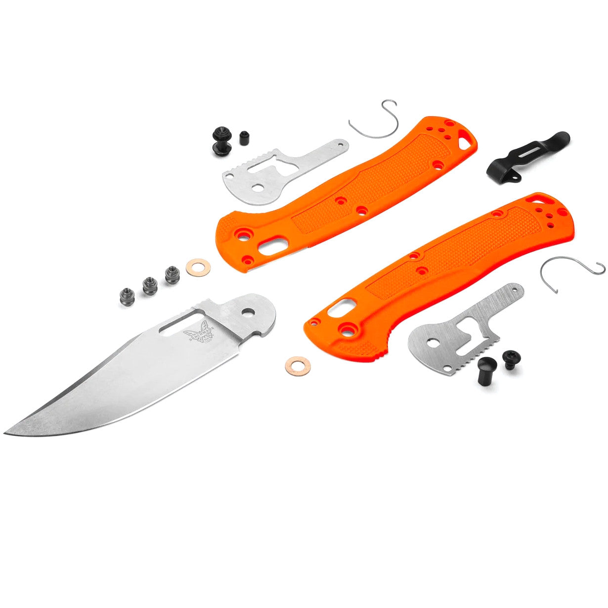Benchmade 15535 Taggedout 3.5" CPM-154 Orange Grivory Folding Knife