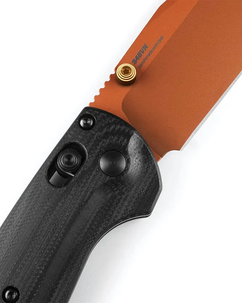 Benchmade 15536CR-2501 Taggedout Limited Edition 3.5" CPM-S45VN Copper Suede Cerakote G10 Folding Knife