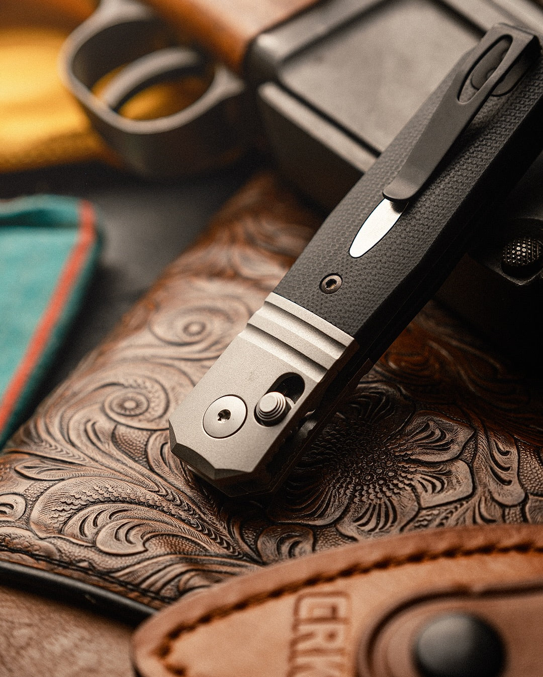 CRKT Redemption Compact 3.28" Magnacut G10 Folding Knife by Ken Onion - Made in USA