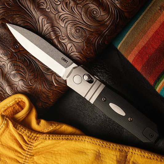 CRKT Redemption Compact 3.28" Magnacut G10 Folding Knife by Ken Onion - Made in USA