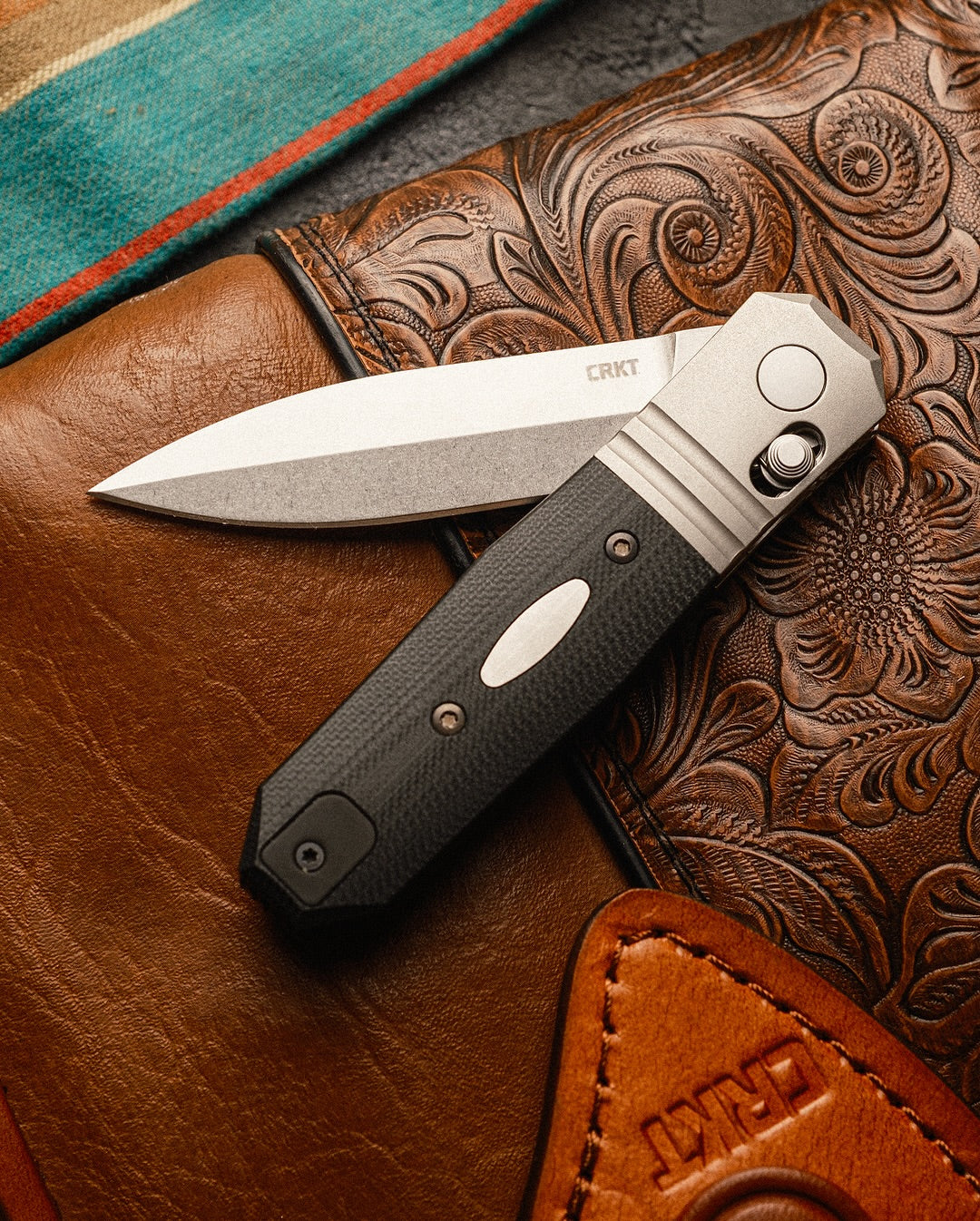 CRKT Redemption Compact 3.28" Magnacut G10 Folding Knife by Ken Onion - Made in USA