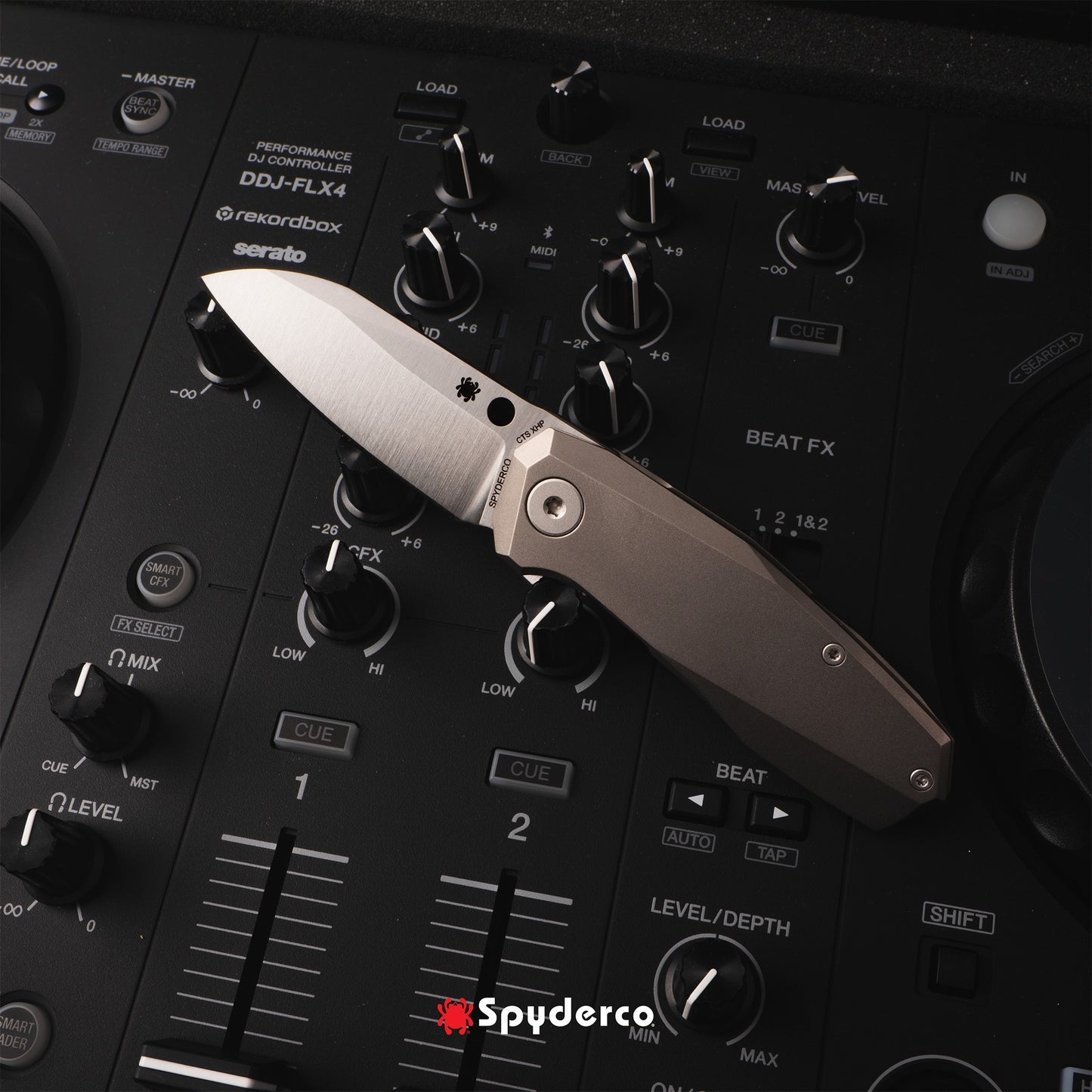 Spyderco Techno 3 2.64" CTS XHP Titanium Folding Knife by Marcin Slysz C158TIP3