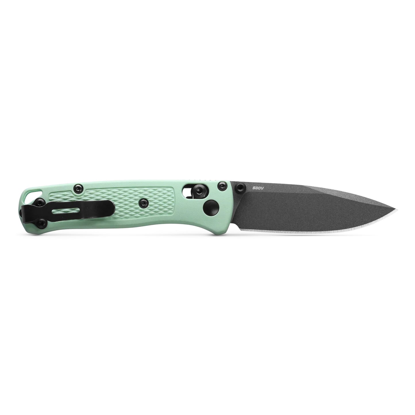 Benchmade 533GY-06 Mini Bugout 2.82" Tungsten Gray CPM-S30V Folding Knife with Sea Foam Handle