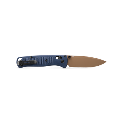Benchmade 535FE-05 Bugout 3.24" Flat Earth CPM-S30V Folding Knife with Crater Blue Handle