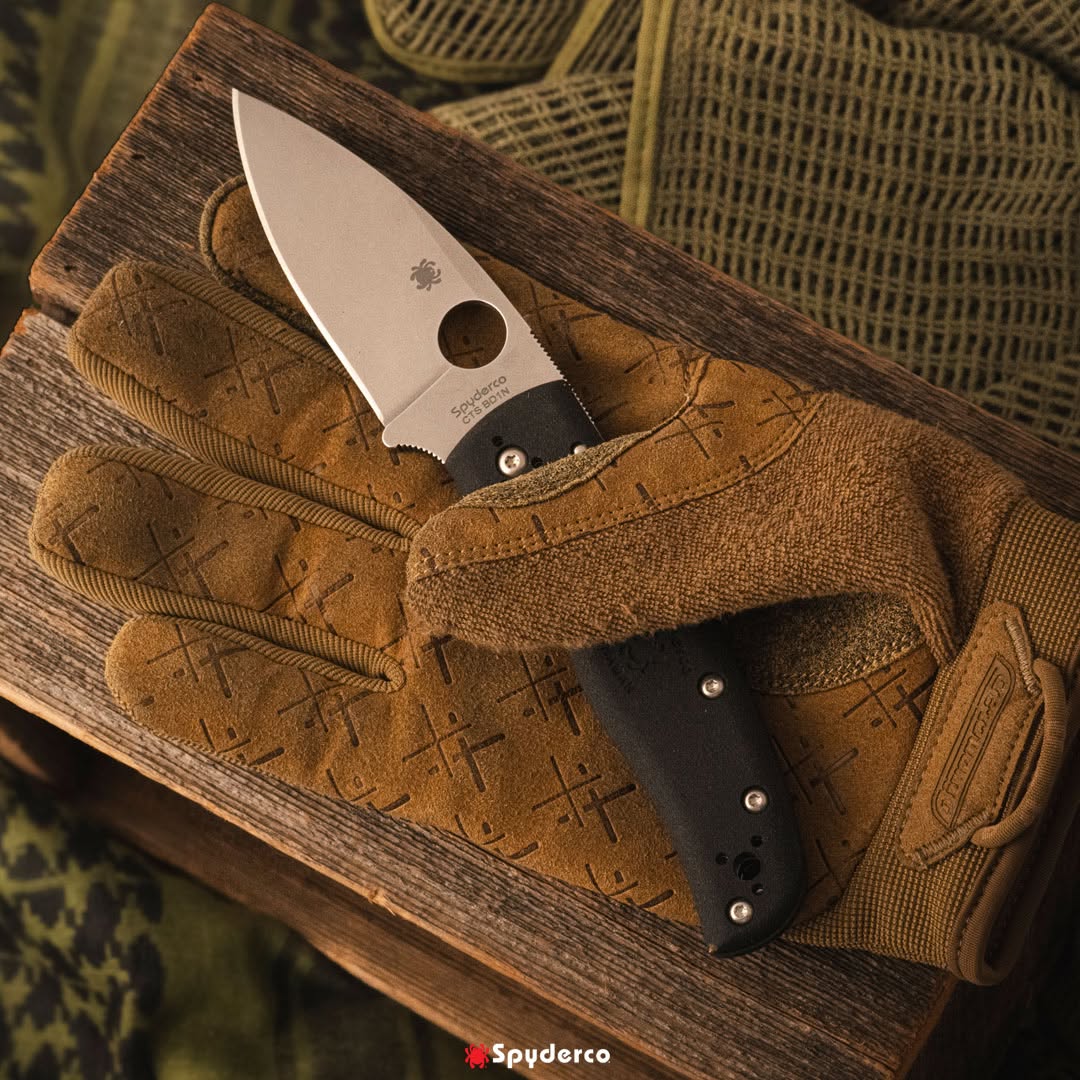 Spyderco Shaman Lightweight 3.58" CTS BD1 FRN Folding Knife C229PBK