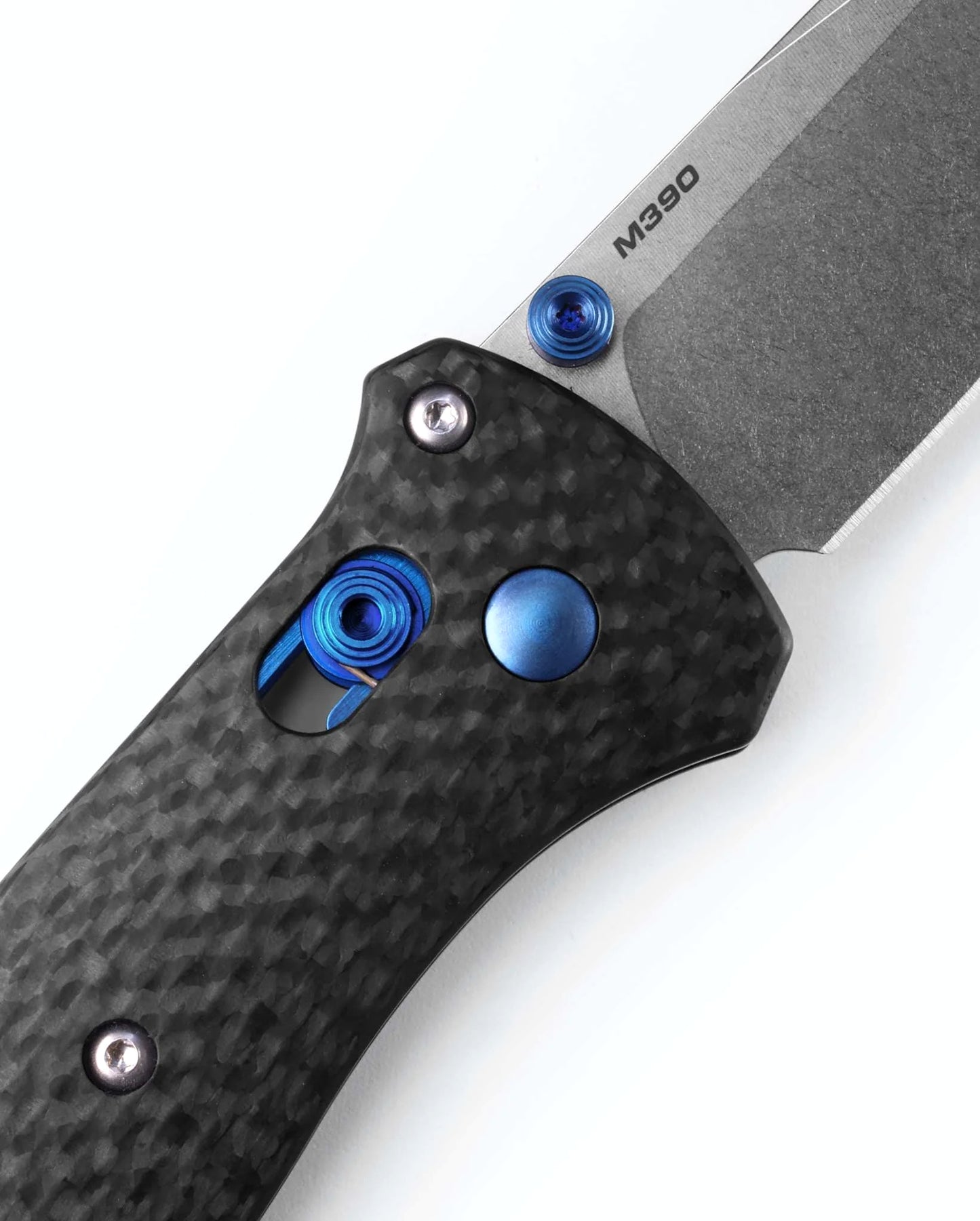 Benchmade 537-09 Bailout 3.38" M390 Tanto Folding Knife with Carbon Fiber Handle