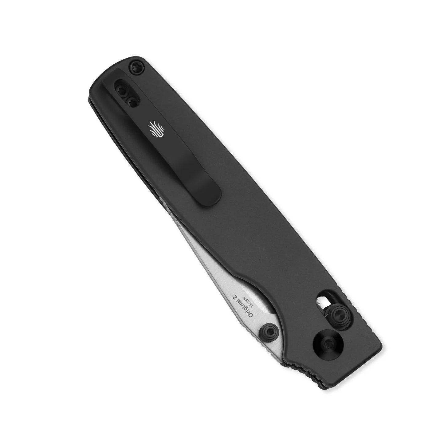 Kizer Original 2 Clutch-Lock 3.19" 14C28N Gray Aluminium Folding Knife V3605.2MA1