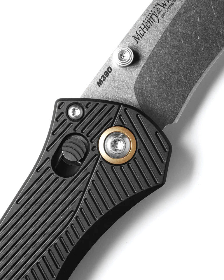 Benchmade 710-25 McHenry & Williams 4" M390 Black Aluminium Folding Knife