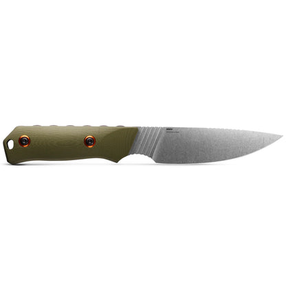 Benchmade 15600-01 Raghorn 4" CPM-S30V Fixed Blade Knife with OD Green G10 Handle and Boltaron Sheath