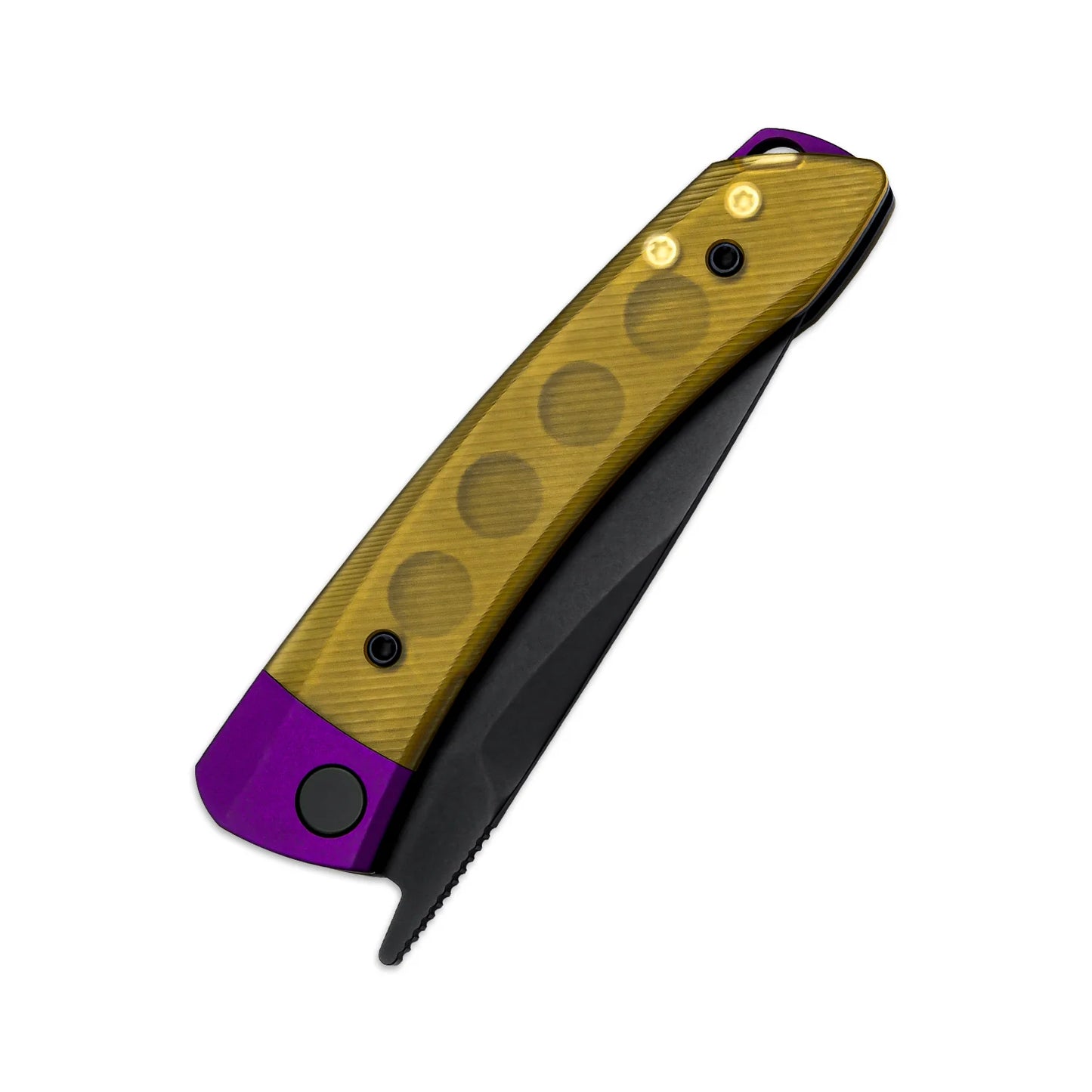 Kizer Mini Momo 3.2" Nitro-V Purple Aluminium Ultem PEI Folding Knife V3663A1