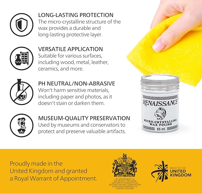 Renaissance Wax Polish 65ml - Made in England