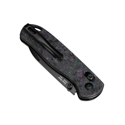 Kizer Drop Bear Clutch-Lock 2.99" S35VN Medusa Fatcarbon Folding Knife Ki3619A4